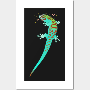 Kawaii Madagascar Giant Day Gecko Posters and Art